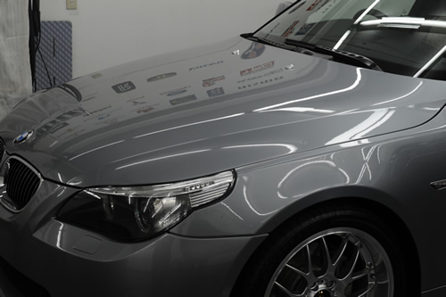 BMW E60 530iMSP　磨きガラスコーティング画像