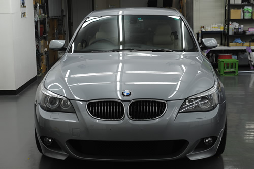 BMW E60 530iMSP　磨きガラスコーティング画像