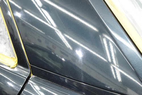 メルセデス ベンツ W124 500E ガラスコーティング 施工画像