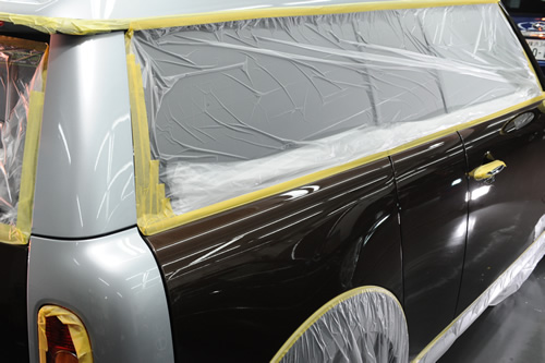 BMW MINI ミニ クラブマン ガラスコーティング 施工画像