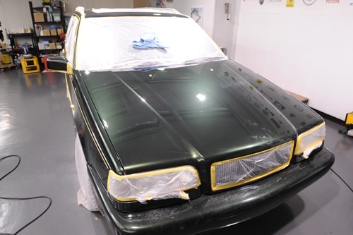 ボルボ Volvo 850エステート ガラスコーティング 施工画像