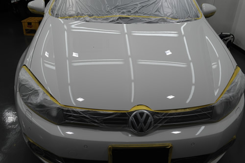 VW ゴルフ6 ガラスコーティング 施工画像