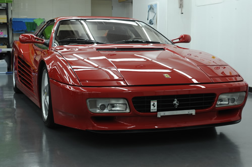 フェラーリ Ferrari 512TR ガラスコーティング施工画像