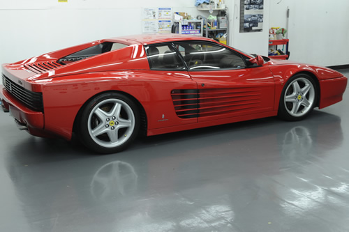 フェラーリ Ferrari 512TR ガラスコーティング施工画像