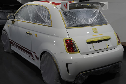 フィアット Fiat アバルト　500施工画像