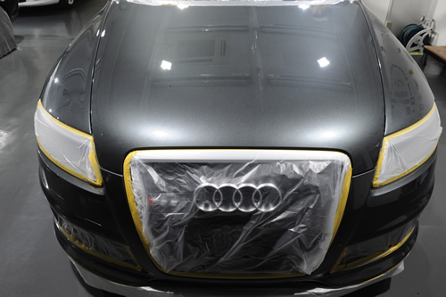 アウディ Audi RS6アバント　磨き　施工画像