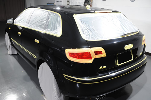 アウディ Audi A3スポーツバックガラスコーティング