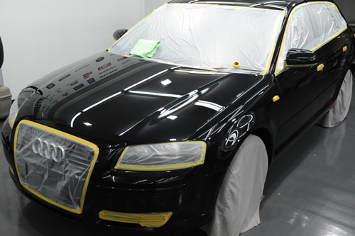 アウディ Audi A3スポーツバックガラスコーティング