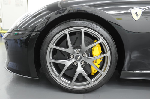 フェラーリ Ferrari 599GTO 磨き　ガラスコーティング施工画像
