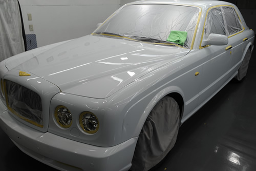 ベントレー BentleyアルナージT磨きガラスコーティング画像