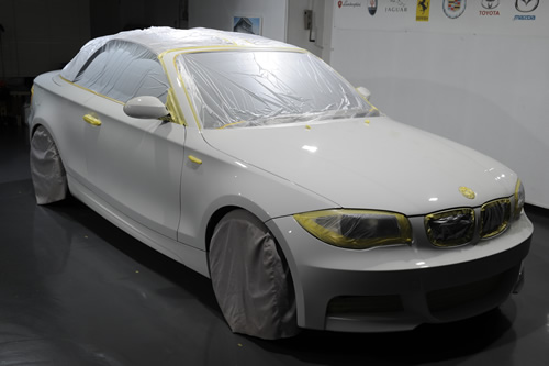BMW 120iカブリオレ施工画像