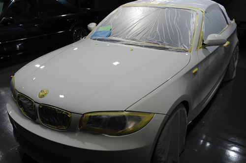 BMW 120iカブリオレ施工画像