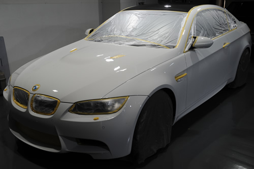 E92 M3 BMW　磨きガラスコーティング画像