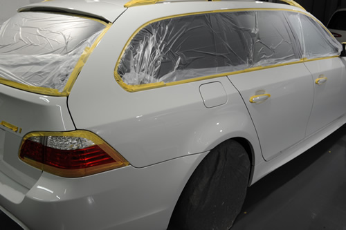 BMW E60 525 ガラスコーティング 施工画像