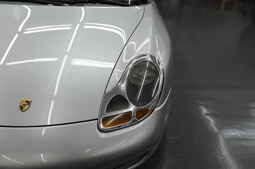 ポルシェ Porsche ボクスター ガラスコーティング 施工画像　