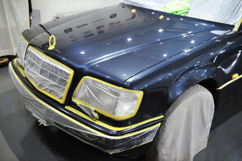 W124 E320T｜磨きガラスコーティング