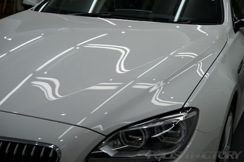 BMW640グランクーペにガラスコーティング画像