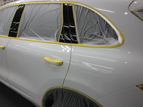 ポルシェ Porsche カイエン｜ボディーガラスコーティング画像