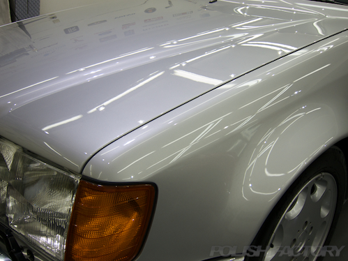W124E500｜磨きガラスコーティング画像