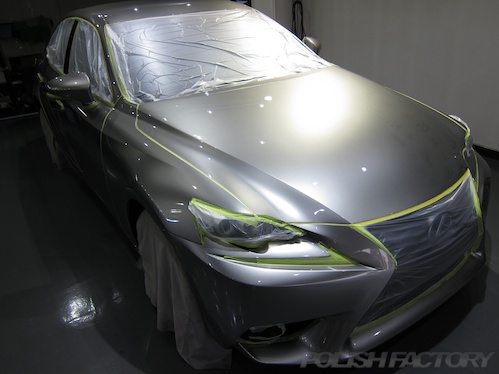 レクサスIS300h_新車ガラスコーティング施工画像