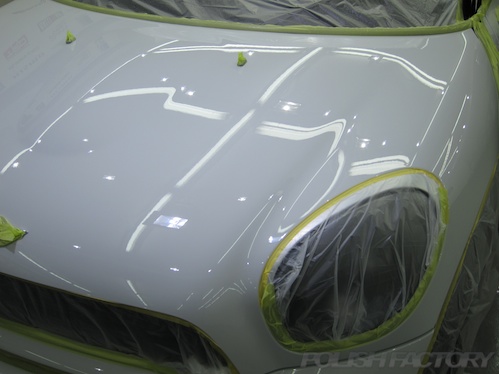ミニクロスオーバーS_新車磨きガラスコーティング画像