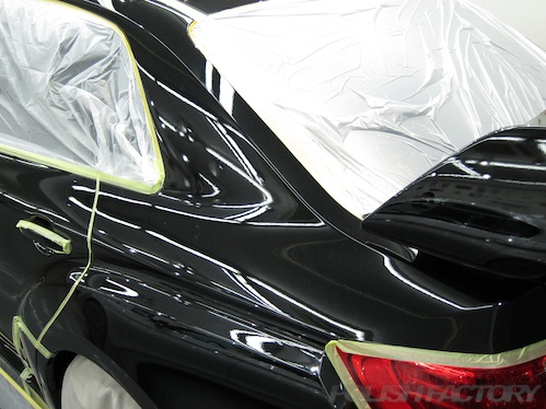 インプレッサWRXSTi新車磨きガラスコーティング画像