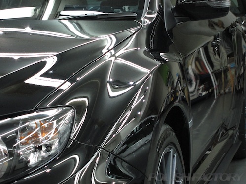 インプレッサWRXSTi新車磨きガラスコーティング画像